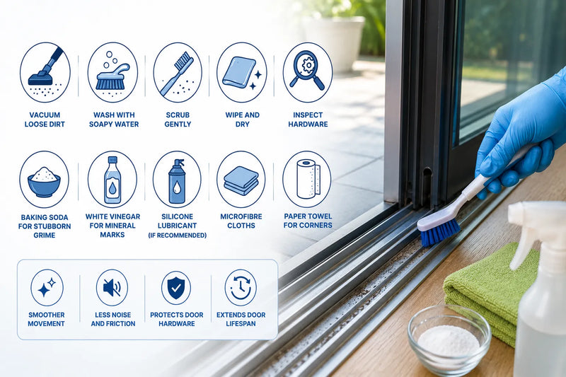 How to Clean Sliding Door Tracks: Step-by-Step Guide