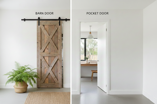 Barn Doors vs Pocket Doors: Pros, Cons, and Space Solutions
