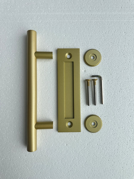 Golden Sliding Barn Door Handle GH11
