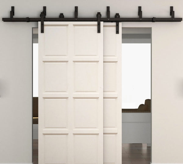 Double Rail Sliding Barn Door Bypass Bracket | Australia Barn Door Expert