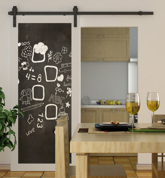 Black Sliding Barn Door Hardware BB02 | Sliding Door Hardware Melbourne