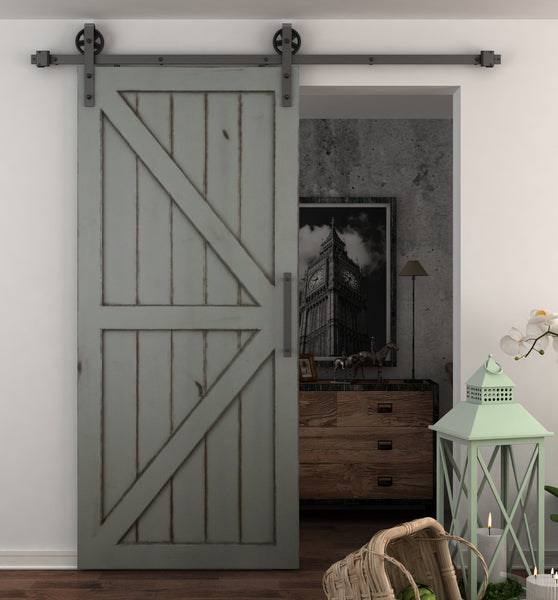 Black Sliding Barn Door Hardware BB09 | Australia Barn Door Expert