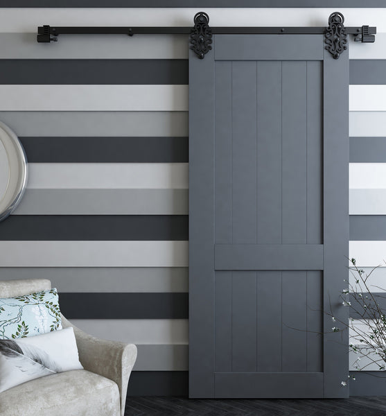 Black Sliding Barn Door Hardware BB12 | Australia Barn Door Expert
