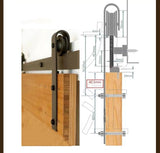 Black Sliding Barn Door Hardware BB02 | Sliding Door Hardware Melbourne